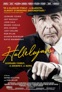 WIN DOUBLE PASSES TO AN ADVANCE SCREENING OF ‘HALLELUJAH: LEONARD COHEN A JOURNEY, A SONG’!!!