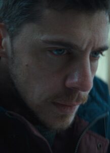 A closeup of a man looking sad