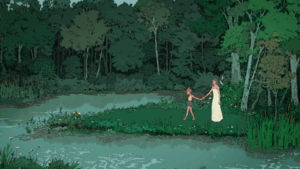 An animation rendition of nature