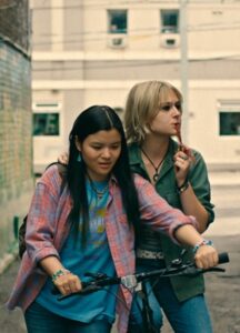 Sydney Topliffe as Abbie and Alyvia Alyn Lind as Leila